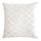 Fig Linens - Mod Fretwork White Velvet Pillows by Kevin O'Brien Studio