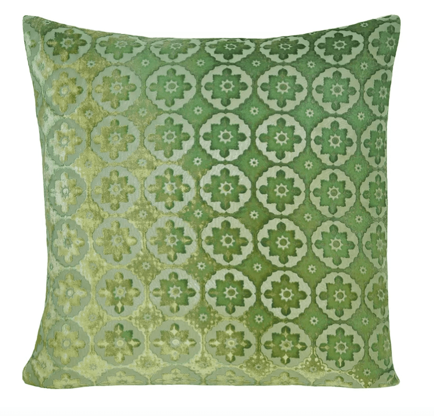 Small Moroccan Grass Velvet Pillows by Kevin O'Brien Studio | Fig Linens