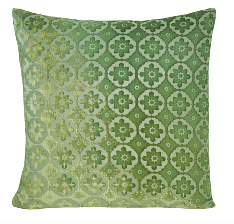 Small Moroccan Grass Velvet Pillows by Kevin O'Brien Studio | Fig Linens