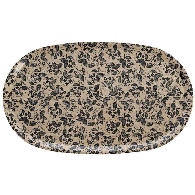 Slow Life Carbon Mini Wood Tray by Le Jacquard Français | Fig Linens