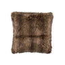 Chestnut Faux Fur Euro Pillow by Lili Alessandra | Fig Linens and Home