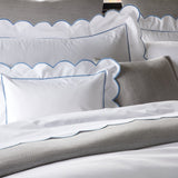 Butterfield Ocean Blue Duvets & Shams by Matouk - Fig Linens