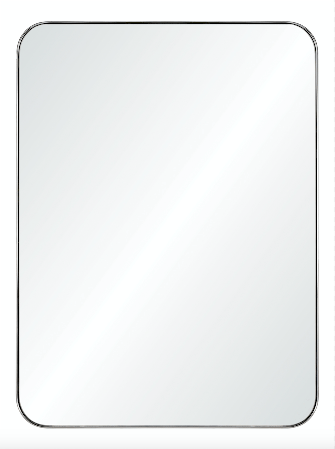 Luxury Wall Mirror by Mirror Image Home - Polished Stainless Steel Wall Mirror | Fig Linens