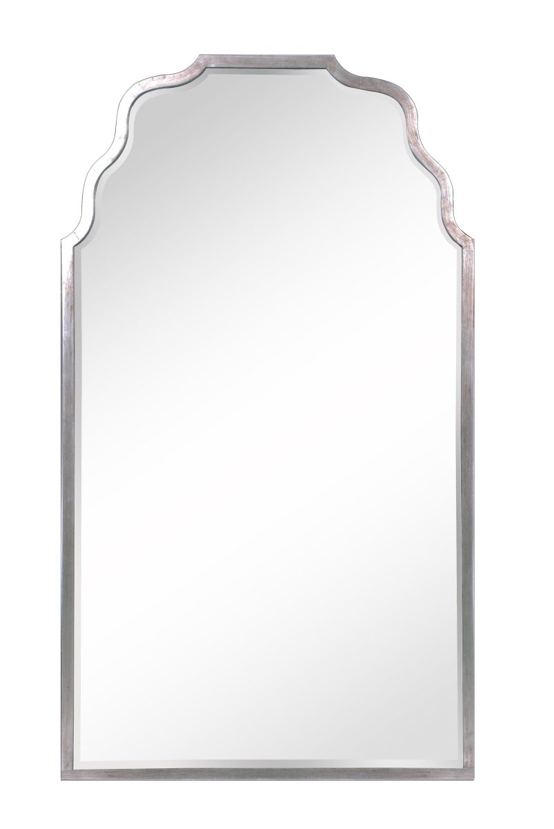 Antiqued Silver Leaf Iron Mirror | Fig Linens