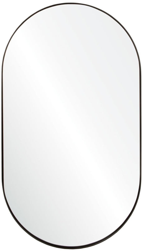 Modern Wall Mirror by Mirror Image Home - Black Nickel Wall Mirror | Fig Linens 