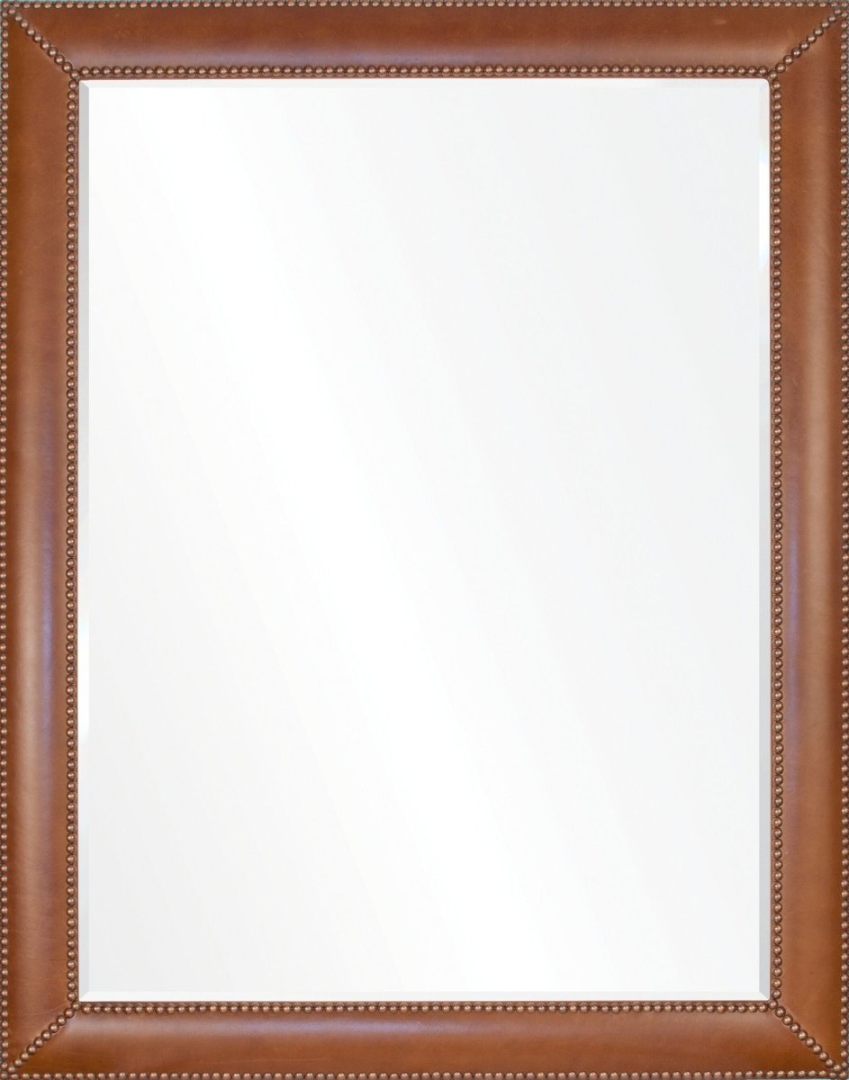 Mirror Image Home - London Leather Wall Mirror by Barclay Butera | Fig Linens