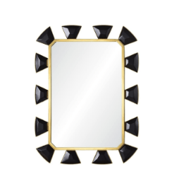 Mirror Image Home - Leather Baguette Wall Mirror by Celerie Kemble | Fig Linens
