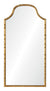 Large aged gold accent wall mirror by celerie kemble - fig linens