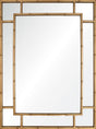 Mirror Image Home - Gold Leaf Iron Wall Mirror 20256 | Fig Linens