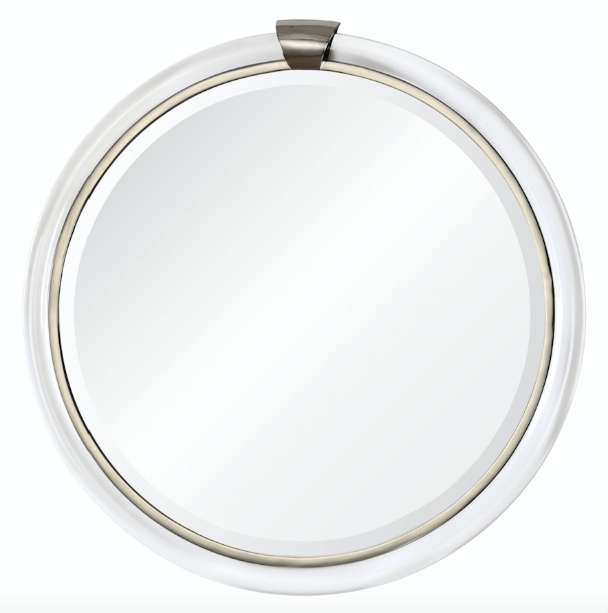 Mirror Image Home - Acrylic & Nickel Round Wall Mirror | Fig Linens