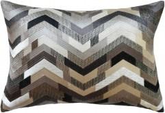 Catwalk Graphite Pillow by Ryan Studio | Fig Linens and Home