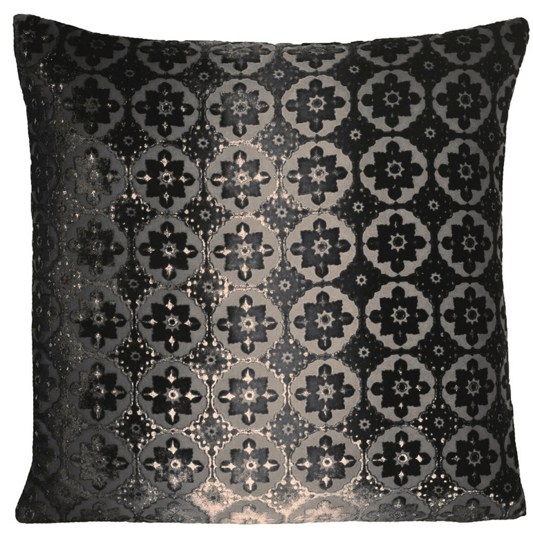 Small Moroccan Smoke Velvet Pillows by Kevin O'Brien Studio | Fig Linens