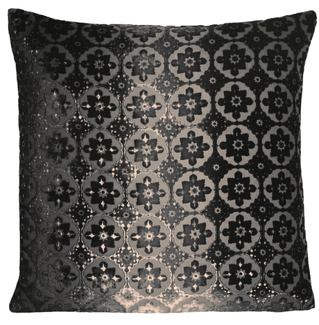 Small Moroccan Smoke Velvet Pillows by Kevin O'Brien Studio | Fig Linens