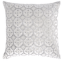 Fig Linens - Small Moroccan White Velvet Pillow White Pillows Kevin O'Brien Studio