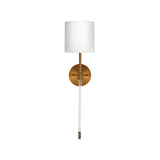 Bristow Acrylic & Brass Wall Sconce by Worlds Away | Fig Linens 