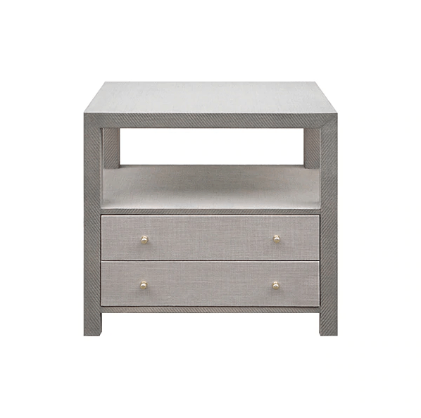 Side Table with 2 Drawers by Worlds Away | Fig Linens and Home