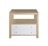 Side Table with 2 Drawers by Worlds Away | Fig Linens and Home