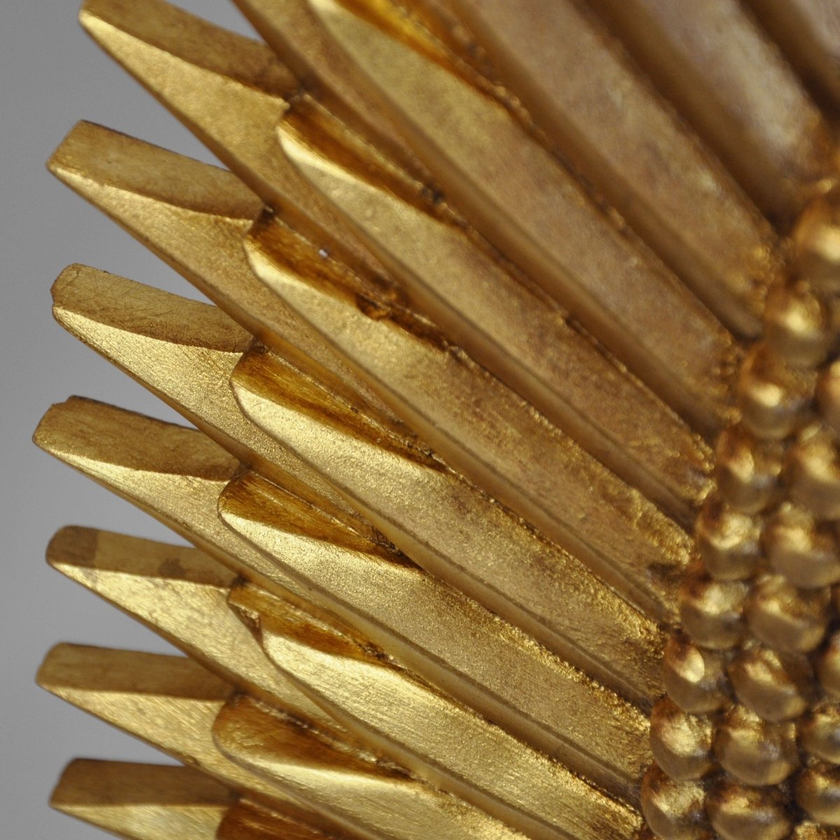 Fig Linens - Rita Gold Oval Mirror - Worlds Away