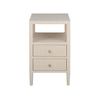 Natural Side Table with Drawers by Worlds Away | Fig Linens and Home