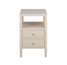 Natural Side Table with Drawers by Worlds Away | Fig Linens and Home
