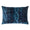Kevin O’Brien Studio Cobalt Black Cable Knit Pillow by Kevin O'Brien Studio - 14” x 20” Cobalt Black at FIG LINENS AND HOME - 2