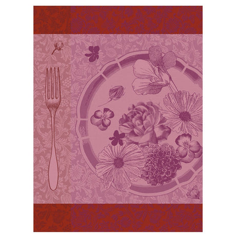Fleurs A Croquer Flower Tea Towels by Le Jacquard Français - Fig Linens