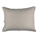 Fig Linens - Lili Alessandra Bedding - Tessa Raffia Quilted Luxe Euro Pillow