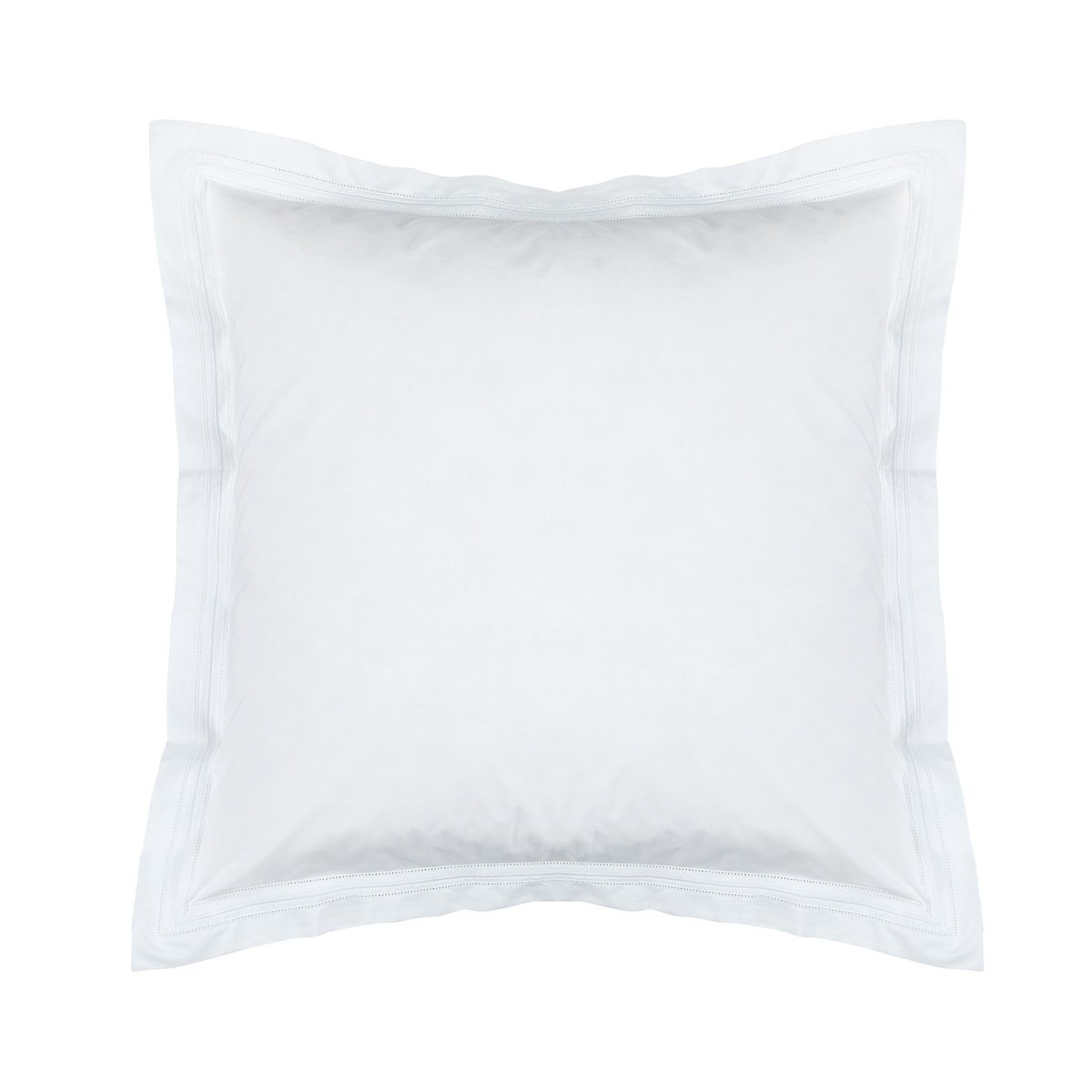 Fig Linens - Lili Alessandra Bedding - Bella White Euro Sham