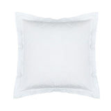 Fig Linens - Lili Alessandra Bedding - Bella White Euro Sham