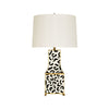 Renata Leopard Print Table Lamp by Worlds Away | Fig Linens and Home