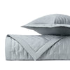 FIL COUPE Quilted Coverlet in Blue Gray by Home Treasures at Fig Linens and Home
