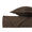 FIL COUPE Quilted Coverlet in Chocolate by Home Treasures at Fig Linens and Home