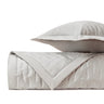 FIL COUPE Quilted Coverlet in Oyster by Home Treasures at Fig Linens and Home
