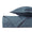 FIL COUPE Quilted Coverlet in Slate Blue by Home Treasures at Fig Linens and Home