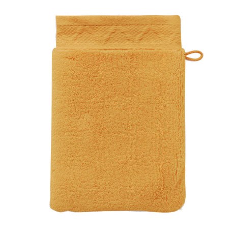 Caresse Yellow Wash Mitt By Le Jacquard Francais