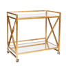 Gerard Gold Bar Cart - Fig Linens and Home