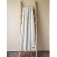 Lands Downunder Waffle Weave Throw Gray by Lands Downunder - at FIG LINENS AND HOME - 1