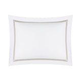 Home Treasures Bedding - ALINA Pillow Shams- WHITE / DUNE at Fig Linens and Home