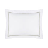 Home Treasures Bedding - ALINA Pillow Shams- WHITE / SHORE at Fig Linens and Home