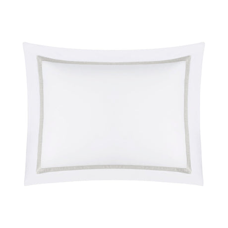Home Treasures Bedding - ALINA Pillow Shams- WHITE / SHORE at Fig Linens and Home
