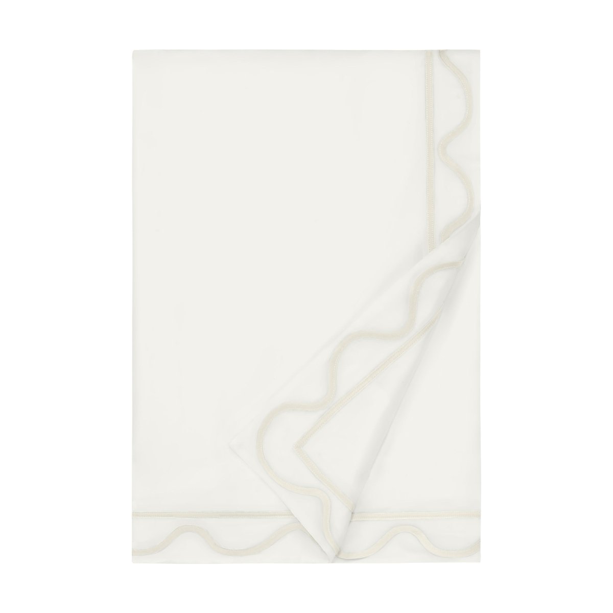 Home Treasures Amalfi Bedding - AMALFI DUVET COVER - IVORY / IVORY