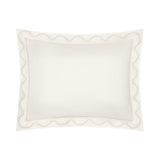 Home Treasures Amalfi Bedding - AMALFI Pillow SHAM - IVORY / IVORY
