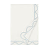 Home Treasures Amalfi Bedding - AMALFI DUVET COVER - IVORY / SION BLUE