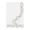 Home Treasures Amalfi Bedding - AMALFI DUVET COVER - WHITE / CANDLELIGHT
