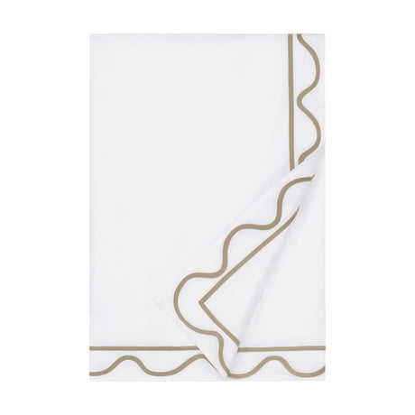 Home Treasures Amalfi Bedding - AMALFI DUVET COVER - WHITE / CANDLELIGHT