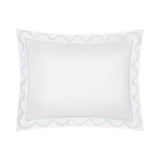 Home Treasures Amalfi Bedding - AMALFI Pillow SHAM - IVORY / EUCALIPTO