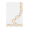 Home Treasures Amalfi Bedding - AMALFI DUVET COVER - WHITE / MARIGOLD
