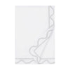 Home Treasures Amalfi Bedding - AMALFI DUVET COVER - WHITE / PEBBLE