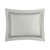 Pillow Sham - Ara Silver Pillow Covers by Home Treasures at Fig Linens and Home