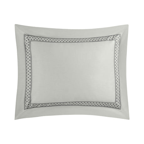 Pillow Sham - Ara Silver Pillow Covers by Home Treasures at Fig Linens and Home